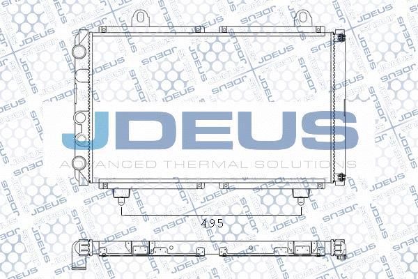 Jdeus M-0110101 - Radiators, Motora dzesēšanas sistēma autodraugiem.lv