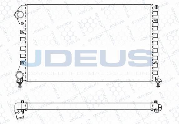 Jdeus M-011081A - Radiators, Motora dzesēšanas sistēma autodraugiem.lv