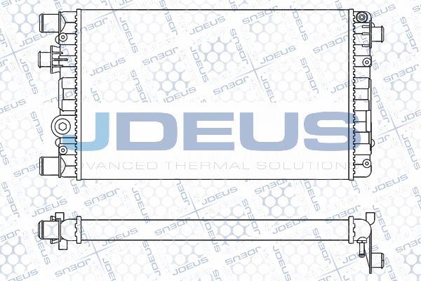 Jdeus M-0110870 - Radiators, Motora dzesēšanas sistēma autodraugiem.lv