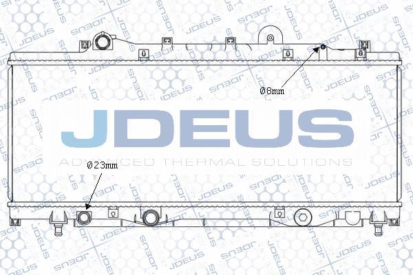 Jdeus M-0110320 - Radiators, Motora dzesēšanas sistēma autodraugiem.lv