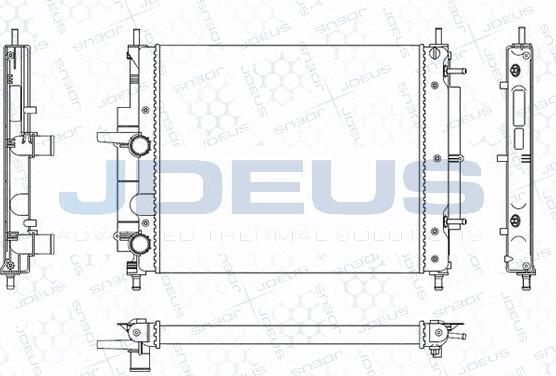 Jdeus M-0110790 - Radiators, Motora dzesēšanas sistēma autodraugiem.lv