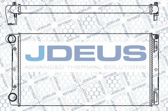 Jdeus M-0110740 - Radiators, Motora dzesēšanas sistēma autodraugiem.lv