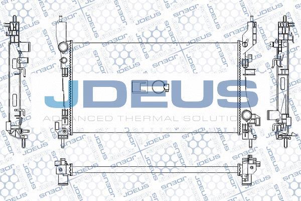 Jdeus M-0111280 - Radiators, Motora dzesēšanas sistēma autodraugiem.lv