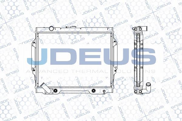 Jdeus M-0180600 - Radiators, Motora dzesēšanas sistēma autodraugiem.lv