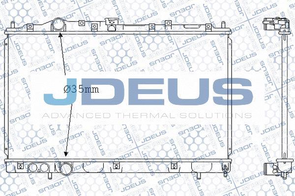 Jdeus M-0180190 - Radiators, Motora dzesēšanas sistēma autodraugiem.lv