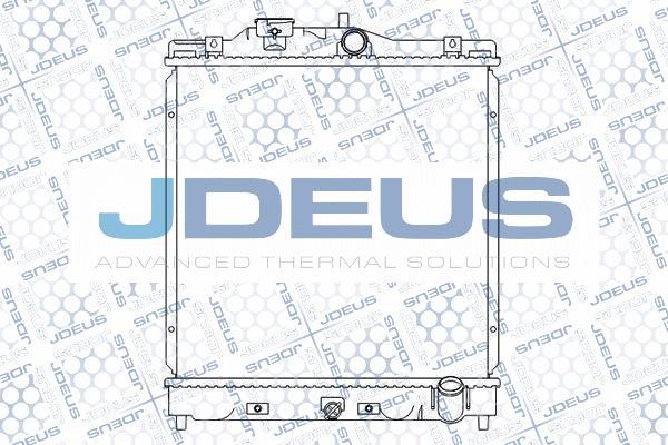 Jdeus M-0130040 - Radiators, Motora dzesēšanas sistēma autodraugiem.lv