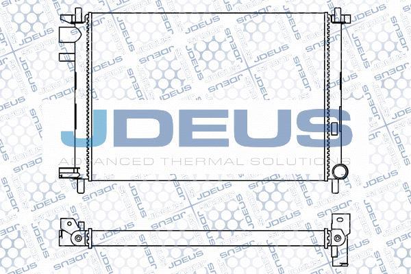 Jdeus M-0120840 - Radiators, Motora dzesēšanas sistēma autodraugiem.lv