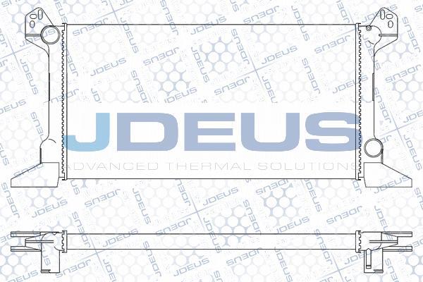 Jdeus M-0120810 - Radiators, Motora dzesēšanas sistēma autodraugiem.lv