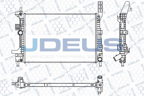 Jdeus M-0120390 - Radiators, Motora dzesēšanas sistēma autodraugiem.lv