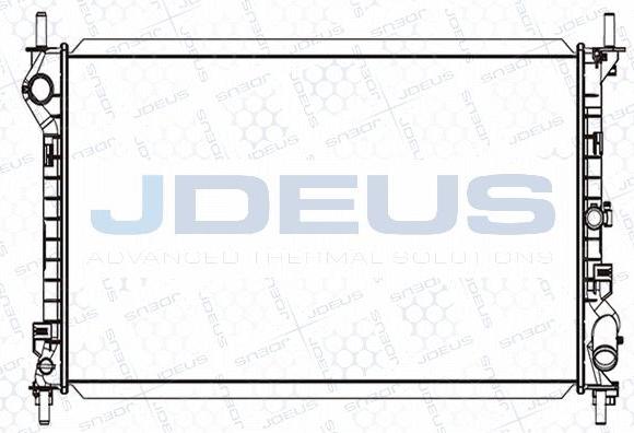 Jdeus M-0121210 - Radiators, Motora dzesēšanas sistēma autodraugiem.lv