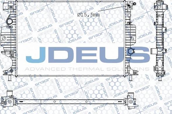 Jdeus M-0121270 - Radiators, Motora dzesēšanas sistēma autodraugiem.lv