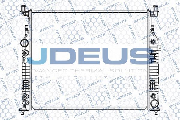 Jdeus M-0170940 - Radiators, Motora dzesēšanas sistēma autodraugiem.lv