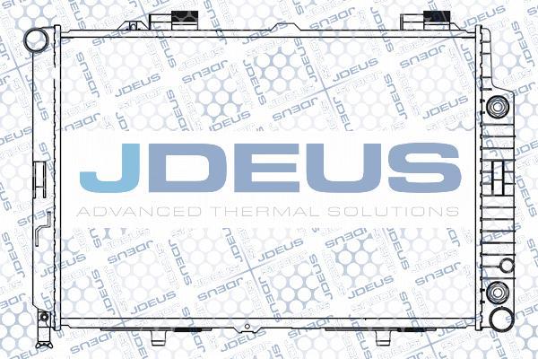 Jdeus M-0170910 - Radiators, Motora dzesēšanas sistēma autodraugiem.lv