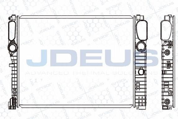 Jdeus M-0170980 - Radiators, Motora dzesēšanas sistēma autodraugiem.lv