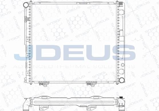 Jdeus M-0170410 - Radiators, Motora dzesēšanas sistēma autodraugiem.lv