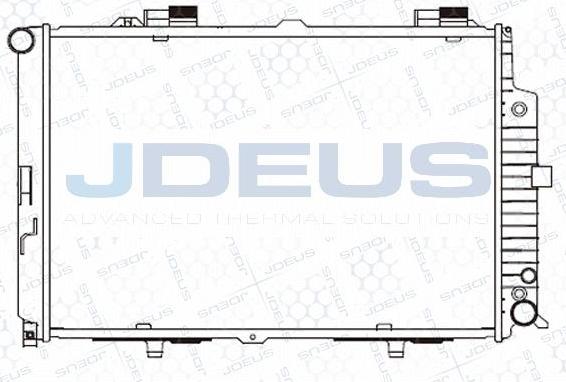 Jdeus M-0170640 - Radiators, Motora dzesēšanas sistēma autodraugiem.lv