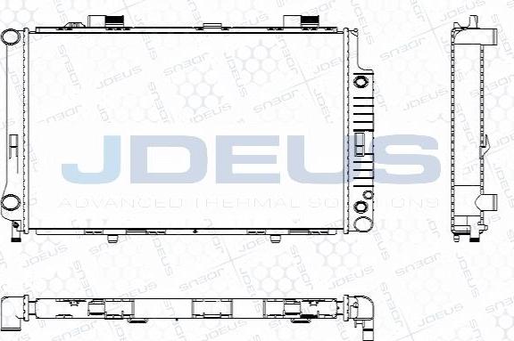 Jdeus M-0170670 - Radiators, Motora dzesēšanas sistēma autodraugiem.lv