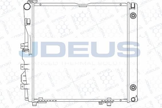 Jdeus M-0170190 - Radiators, Motora dzesēšanas sistēma autodraugiem.lv