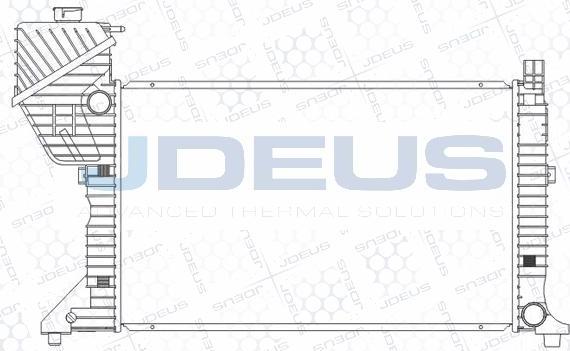 Jdeus M-0170870 - Radiators, Motora dzesēšanas sistēma autodraugiem.lv