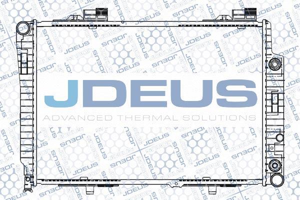 Jdeus M-0170350 - Radiators, Motora dzesēšanas sistēma autodraugiem.lv