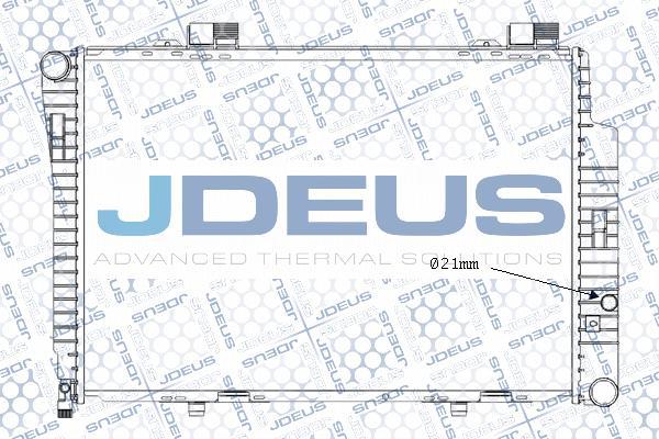 Jdeus M-0170360 - Radiators, Motora dzesēšanas sistēma autodraugiem.lv