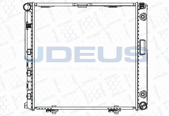 Jdeus M-0170230 - Radiators, Motora dzesēšanas sistēma autodraugiem.lv