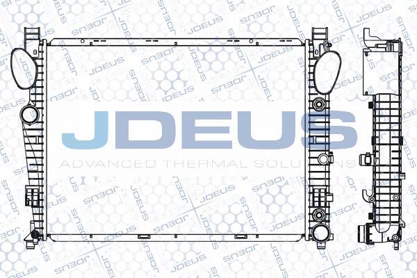 Jdeus M-0170710 - Radiators, Motora dzesēšanas sistēma autodraugiem.lv