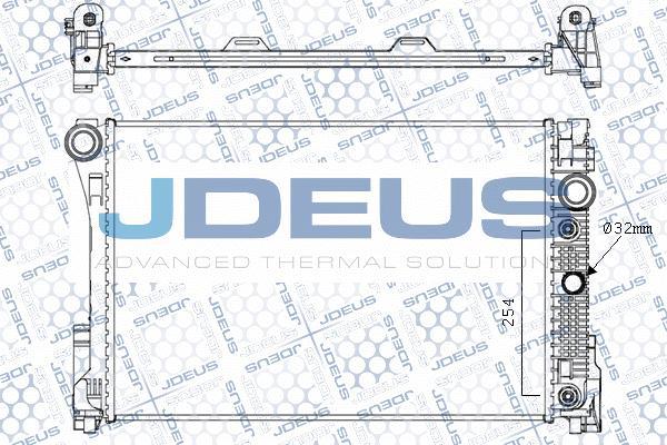Jdeus M-0171000 - Radiators, Motora dzesēšanas sistēma autodraugiem.lv