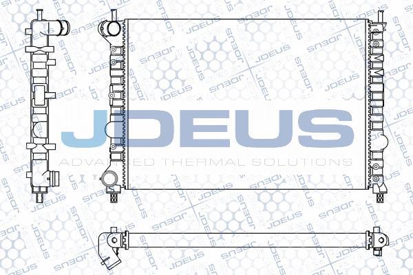 Jdeus M-036008A - Radiators, Motora dzesēšanas sistēma autodraugiem.lv