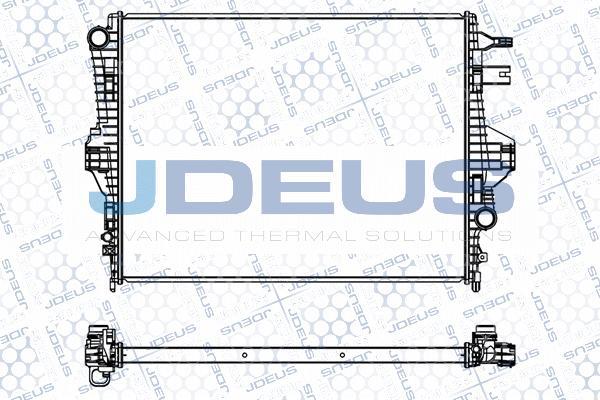 Jdeus M-0300560 - Radiators, Motora dzesēšanas sistēma autodraugiem.lv