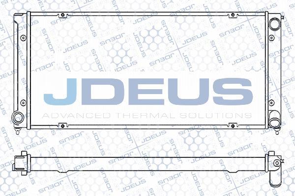 Jdeus M-0300040 - Radiators, Motora dzesēšanas sistēma autodraugiem.lv
