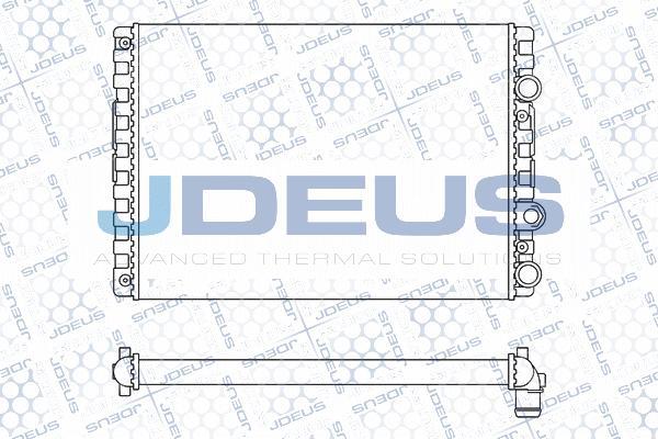 Jdeus M-0300080 - Radiators, Motora dzesēšanas sistēma autodraugiem.lv