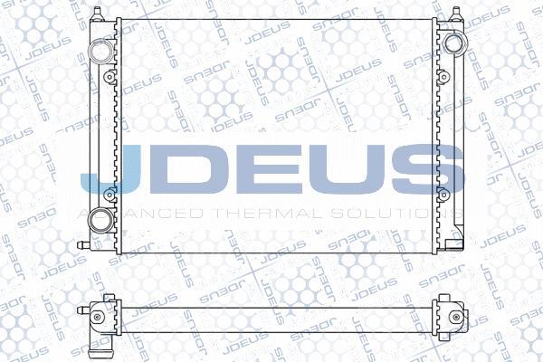 Jdeus M-0300340 - Radiators, Motora dzesēšanas sistēma autodraugiem.lv