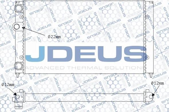 Jdeus M-0300360 - Radiators, Motora dzesēšanas sistēma autodraugiem.lv
