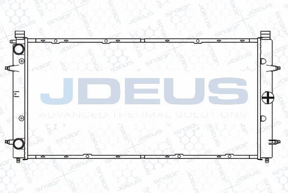 Jdeus M-0300250 - Radiators, Motora dzesēšanas sistēma autodraugiem.lv
