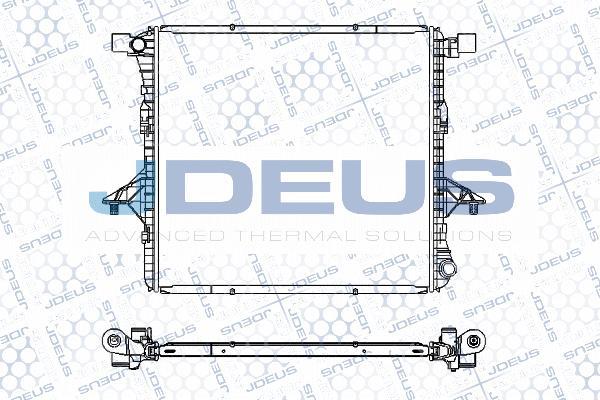 Jdeus M-0300200 - Radiators, Motora dzesēšanas sistēma autodraugiem.lv