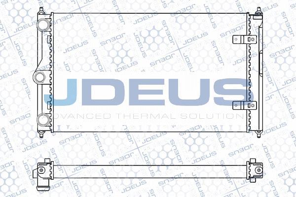 Jdeus M-030028A - Radiators, Motora dzesēšanas sistēma autodraugiem.lv