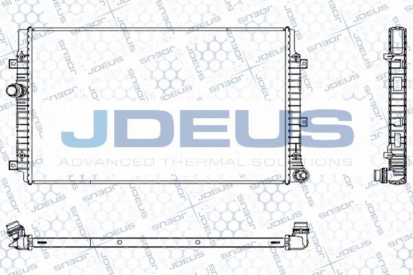 Jdeus M-0300750 - Radiators, Motora dzesēšanas sistēma autodraugiem.lv