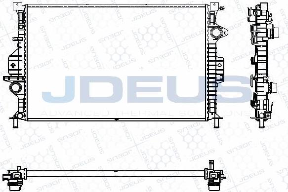 Jdeus M-0310560 - Radiators, Motora dzesēšanas sistēma autodraugiem.lv