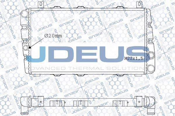 Jdeus M-038004A - Radiators, Motora dzesēšanas sistēma autodraugiem.lv