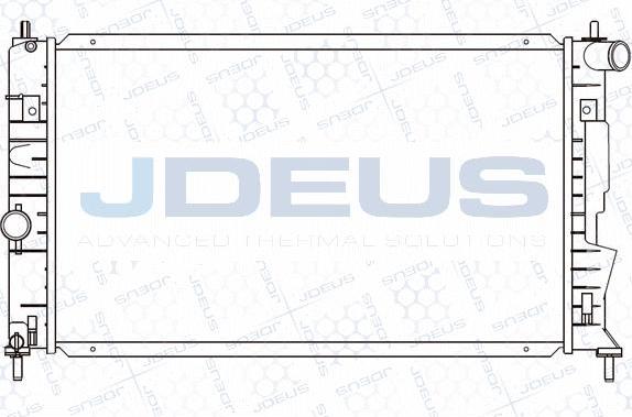Jdeus M-0240190 - Radiators, Motora dzesēšanas sistēma autodraugiem.lv