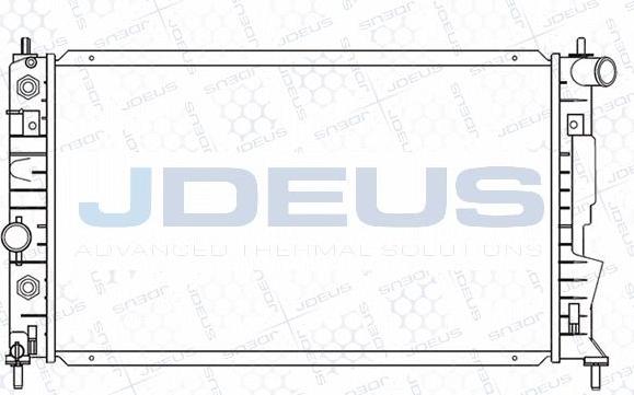 Jdeus M-0240200 - Radiators, Motora dzesēšanas sistēma autodraugiem.lv
