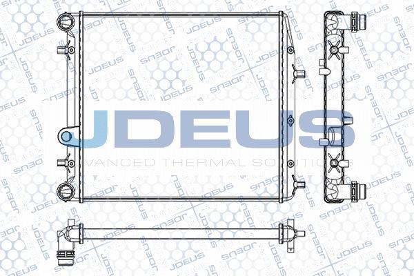 Jdeus M-0250090 - Radiators, Motora dzesēšanas sistēma autodraugiem.lv