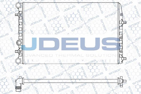Jdeus M-0250080 - Radiators, Motora dzesēšanas sistēma autodraugiem.lv