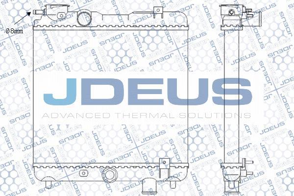 Jdeus M-0250031 - Radiators, Motora dzesēšanas sistēma autodraugiem.lv