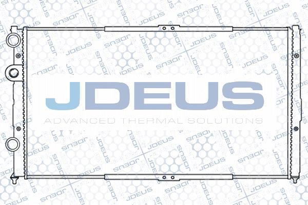 Jdeus M-0250070 - Radiators, Motora dzesēšanas sistēma autodraugiem.lv