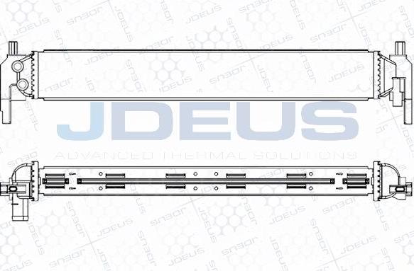 Jdeus M-025014X - Zemas temperatūras dzesētājs, Starpdzesētājs autodraugiem.lv