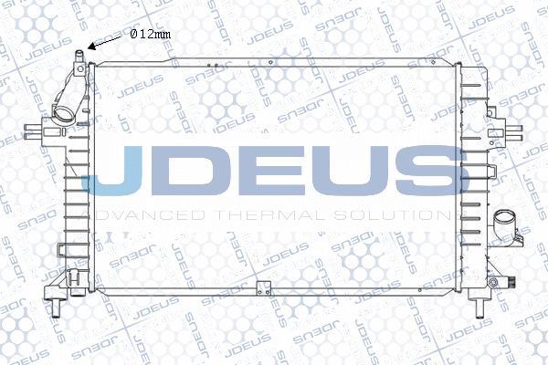 Jdeus M-0200980 - Radiators, Motora dzesēšanas sistēma autodraugiem.lv