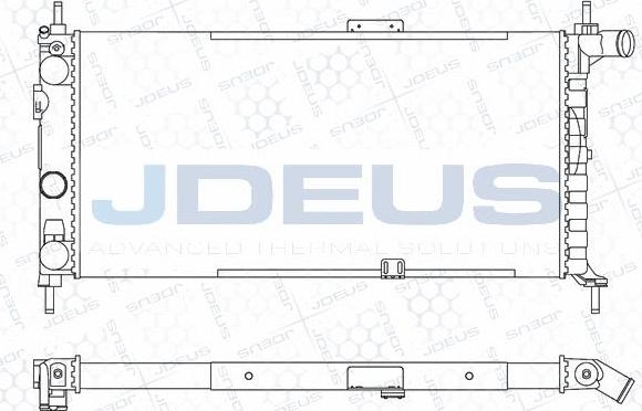 Jdeus M-0200471 - Radiators, Motora dzesēšanas sistēma autodraugiem.lv