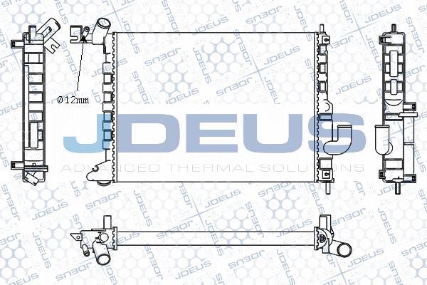 Jdeus M-020050A - Radiators, Motora dzesēšanas sistēma autodraugiem.lv